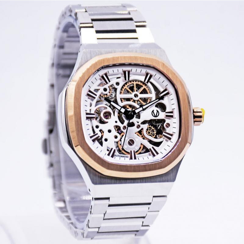 Jam tangan pria Christ Verra CV 114826G-14 SLV Automatic