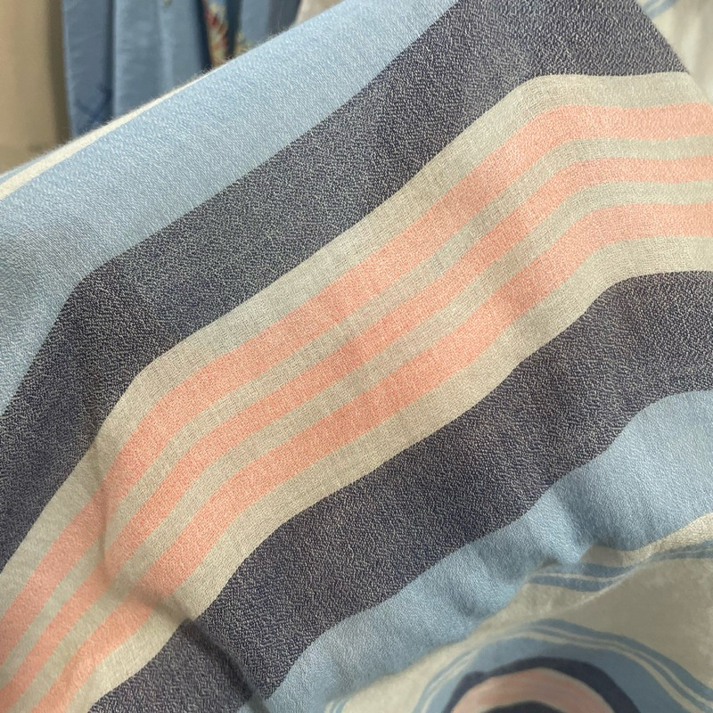kain katun motif - kain katun fujet korea motif salur premium - kain katun fujet style premium dzb