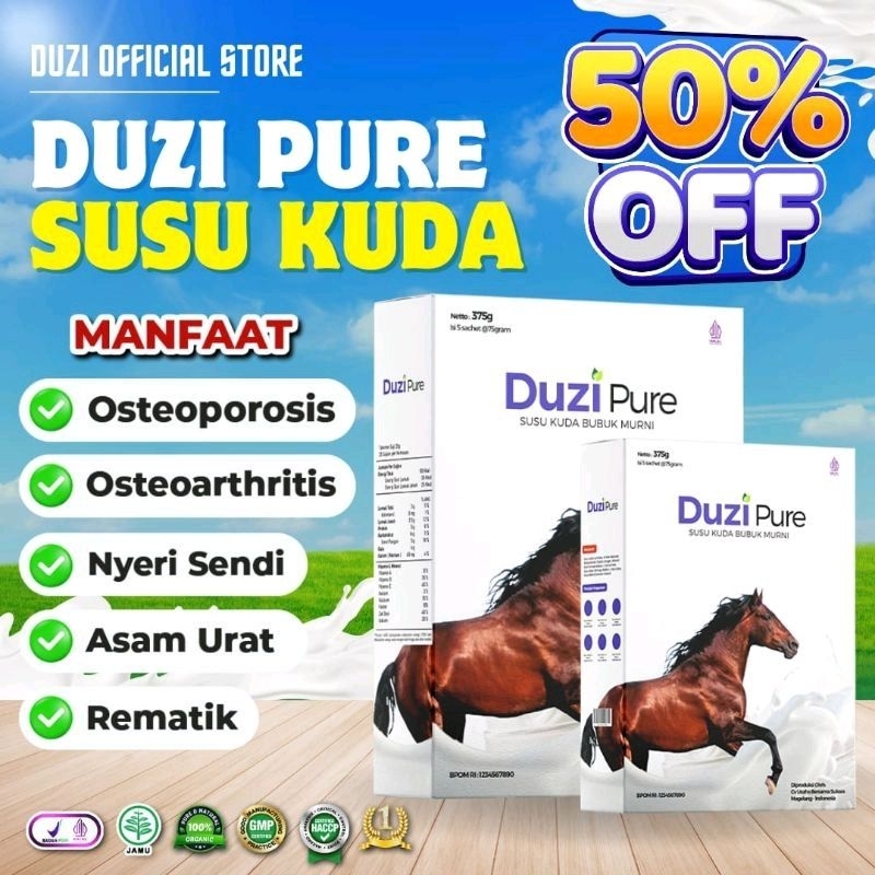

Duzi Pure - Susu Kuda Lombok Bubuk 200 Gram