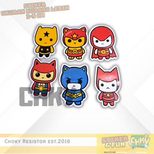 

Sticker/Stiker FUN Cute Heroes Volume 1