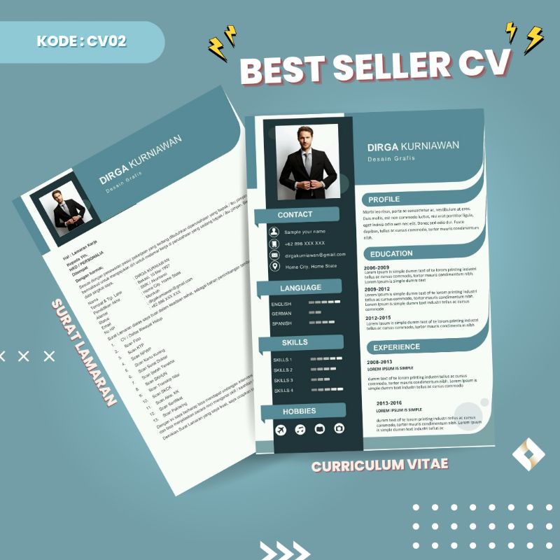 CV dan Surat Lamaran Kerja (Kode CV02)