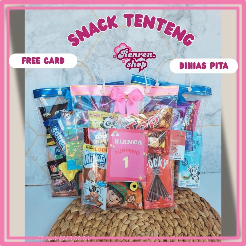 

Free Card - Bingkisan ulang tahun anak / Paket snack ulang tahun / Hadiah lomba / Goodie bag/ bingkisan ulang tahun