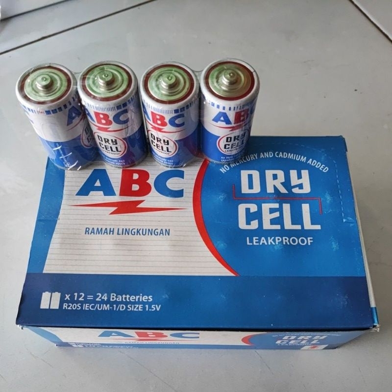BATERAI ABC R20S ATAU BATERAI RADIO