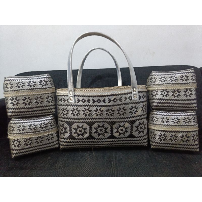 Sokasi Keben Tas Set 4 Bambu| Lampid