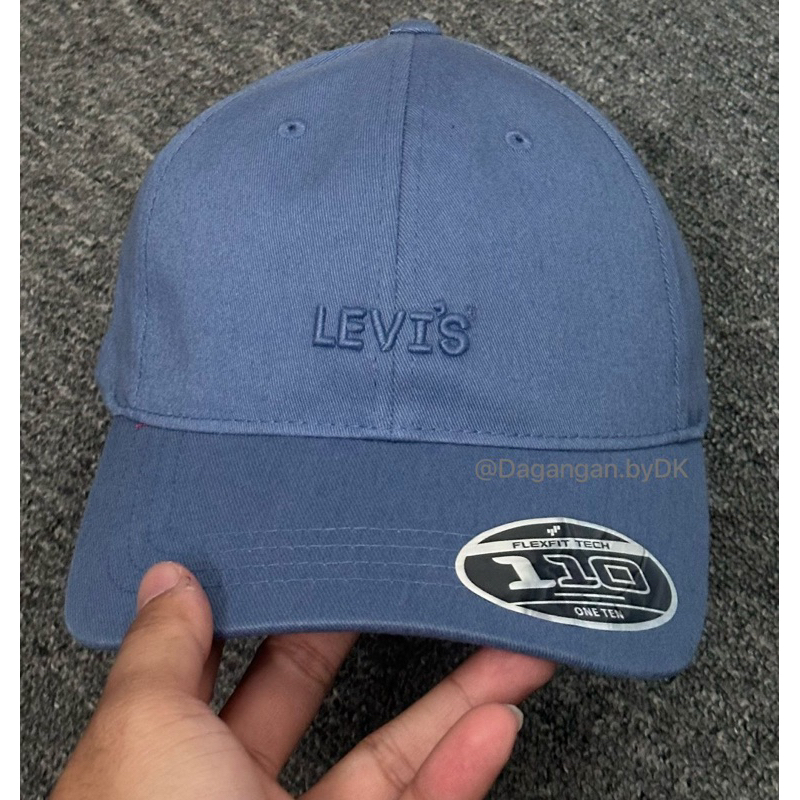 Topi Levis Cap Logo Original Barang Resmi 100% Soft Blue