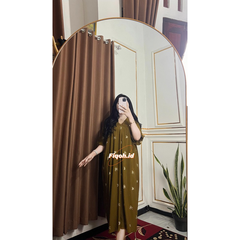 daster wanita daster kekinian busui bahan rayon panjang rempel