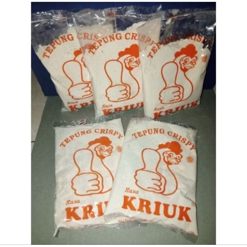 

3 PCS TEPUNG CRISPY CAP KRIUK TERMURAH