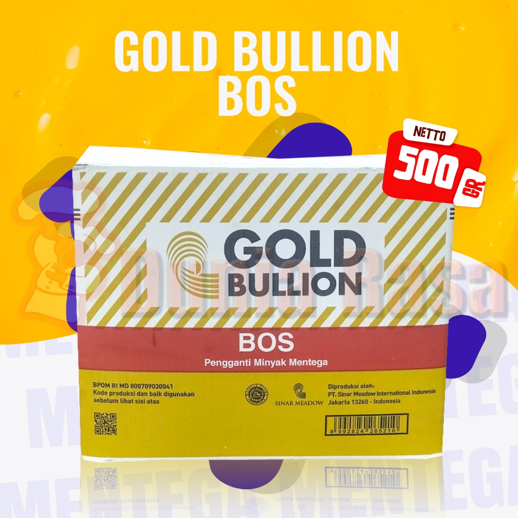 

Gold Bullion BOS 500gr (Butter Oil Subtitude)