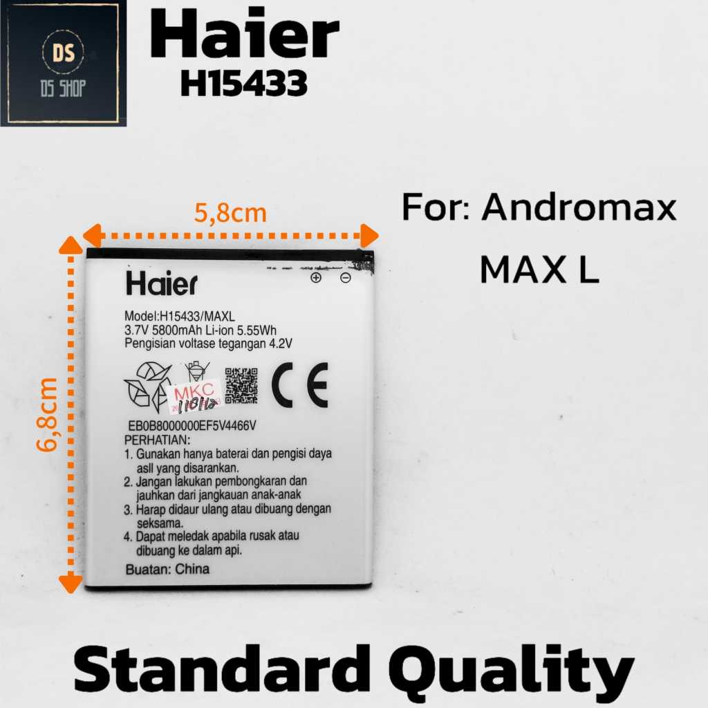 Baterai Andromax L H15433 B26D2H Haier Smartfren Original Batrai Ori Batre HP