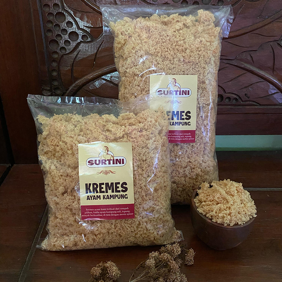 

KREMES /KREMES AYAM KAMPUNG 500gr