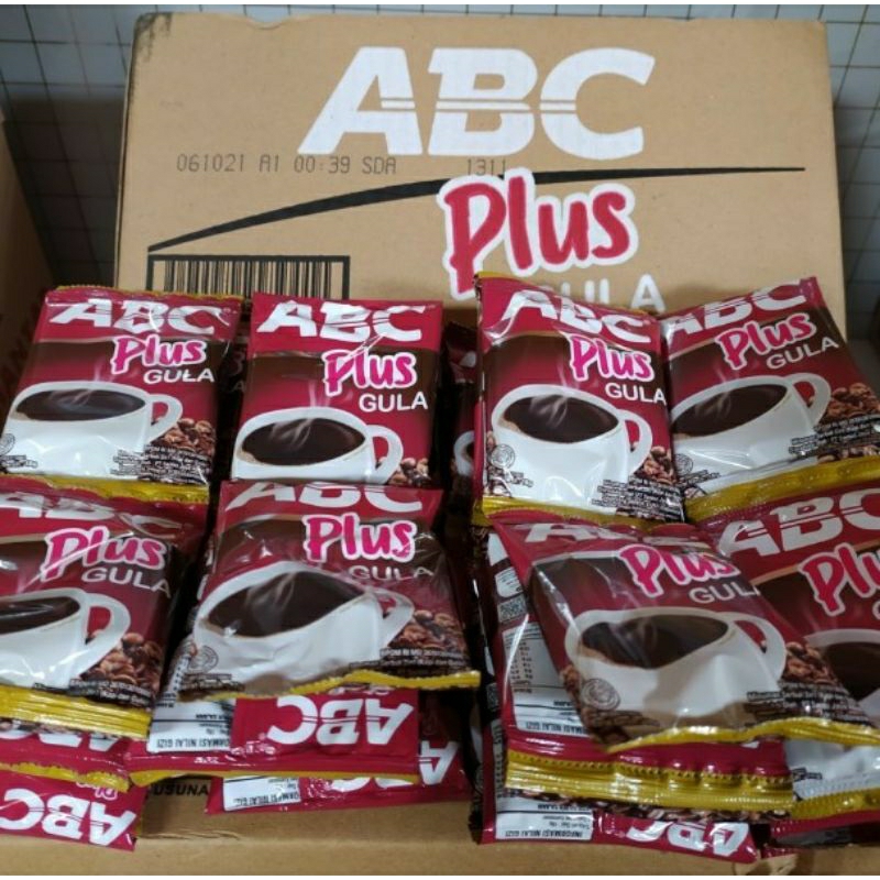 

Kopi ABC Plus Gula 18 GR Renceng Isi 10 Sachet-Sembakoku Semarang