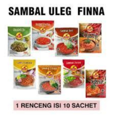 

Finna Sambal Uleg Pack (10 sachetx18g) All Varian Rasa