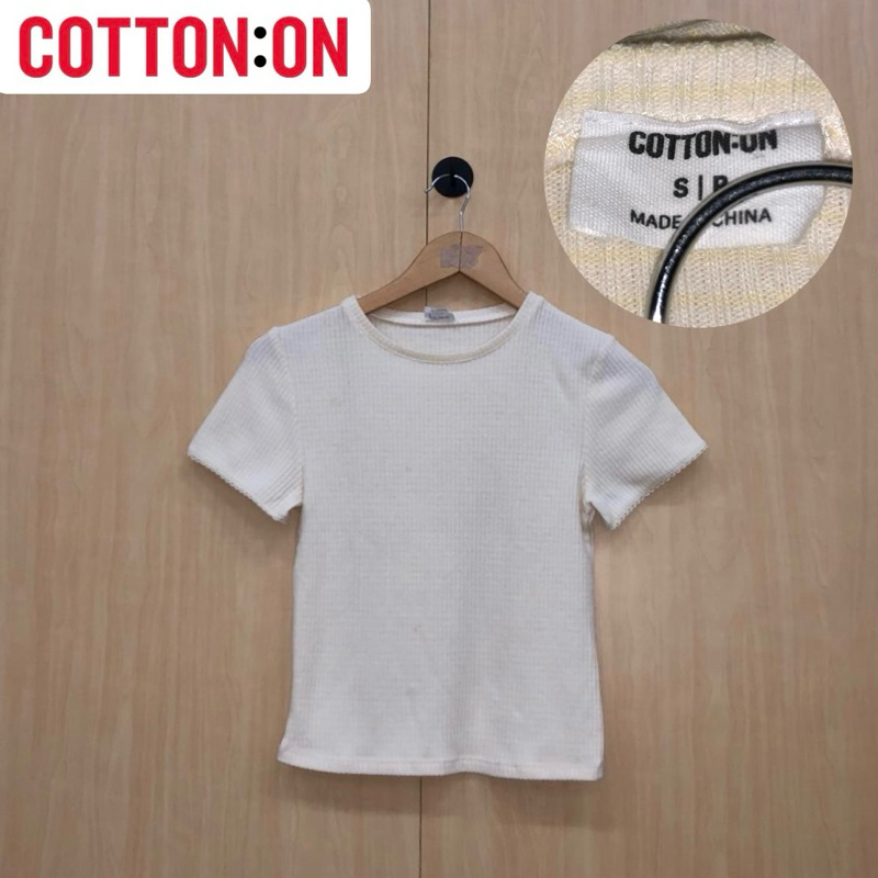Cotton On ribbed top S