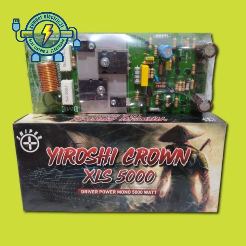 KIT DRIVER POWER AMPLIFIER MONO 5000 WATT YIROSHI CROWN XLS 5000