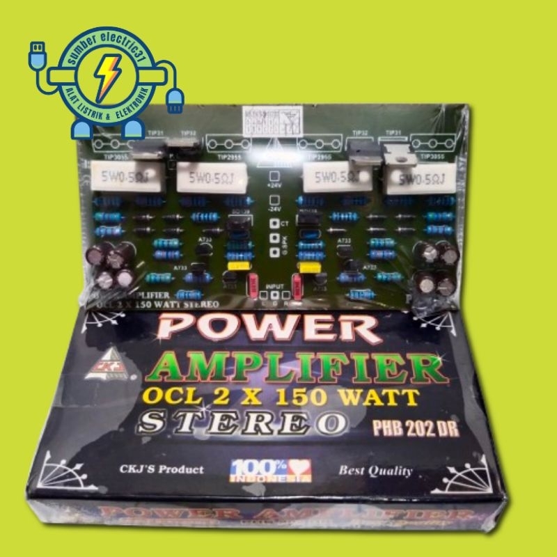 KIT DRIVER POWER AMPLIFIER OCL 2 X 150 WATT STEREO