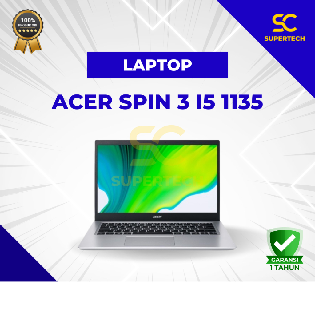 ACER SPIN 3 I5 1135 8GB 512GB Backlit Flexible 360 13,3"