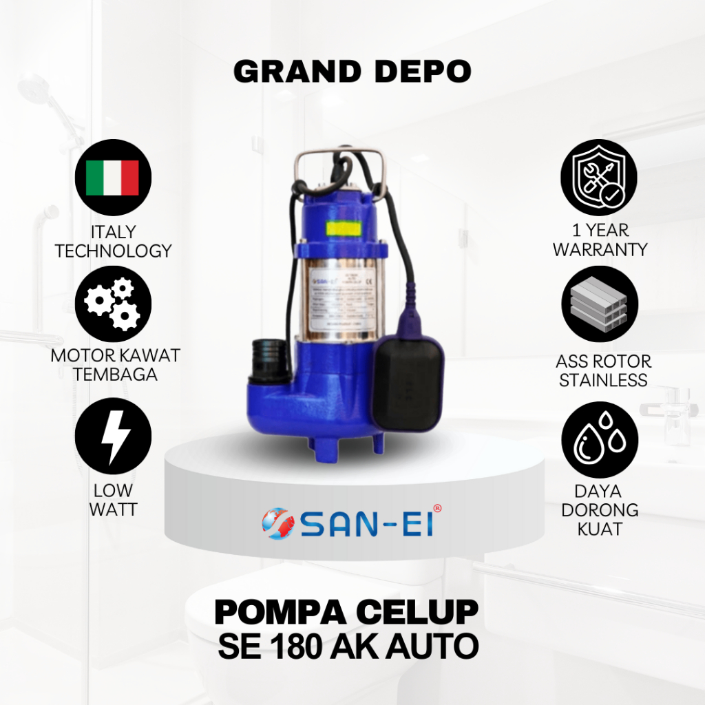 San Ei Pompa Air Celup SE 180 AK Auto / Pompa Celup San Ei