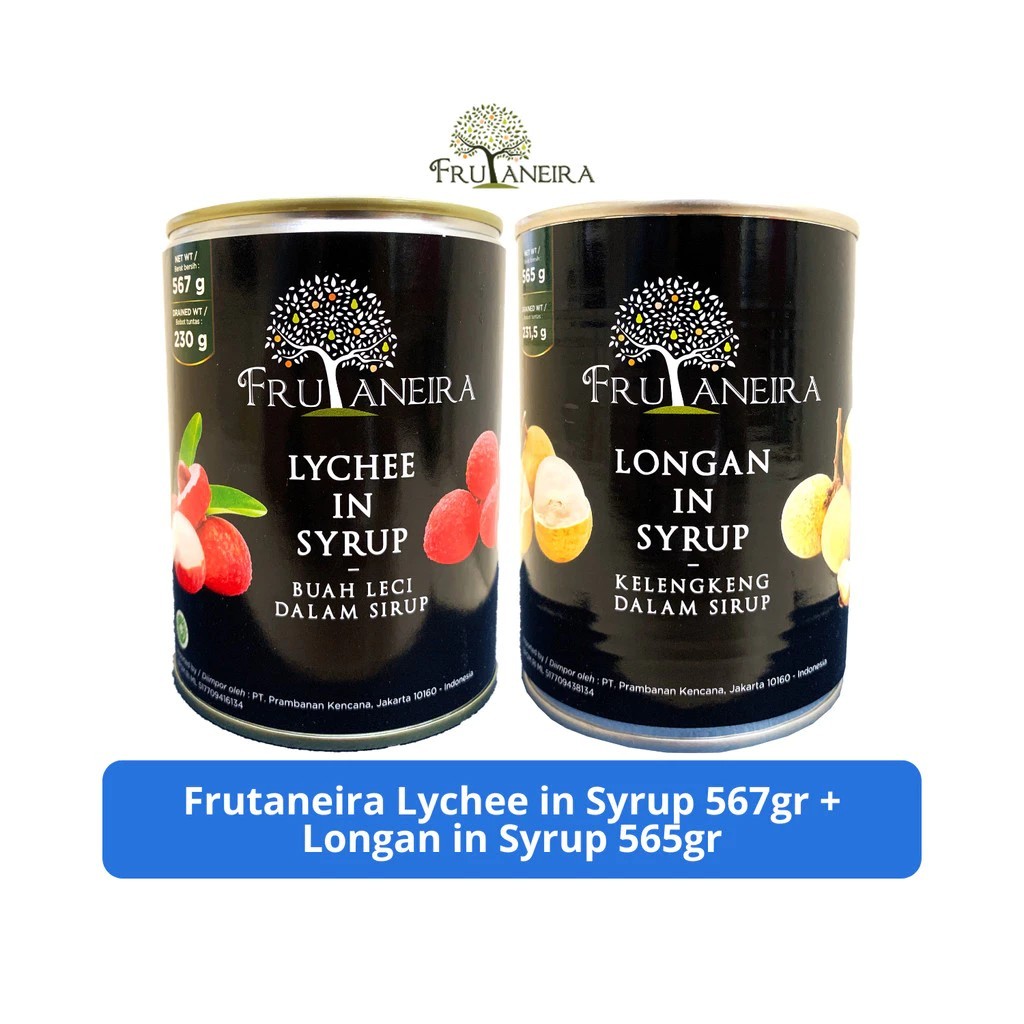 

Frutaneira Lychee in Syrup 567gr & Longan in Syrup 565gr