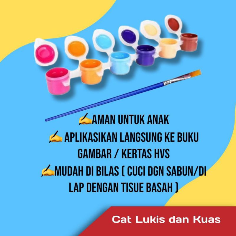 

Mainan Anak Cat Lukis dan Kuas