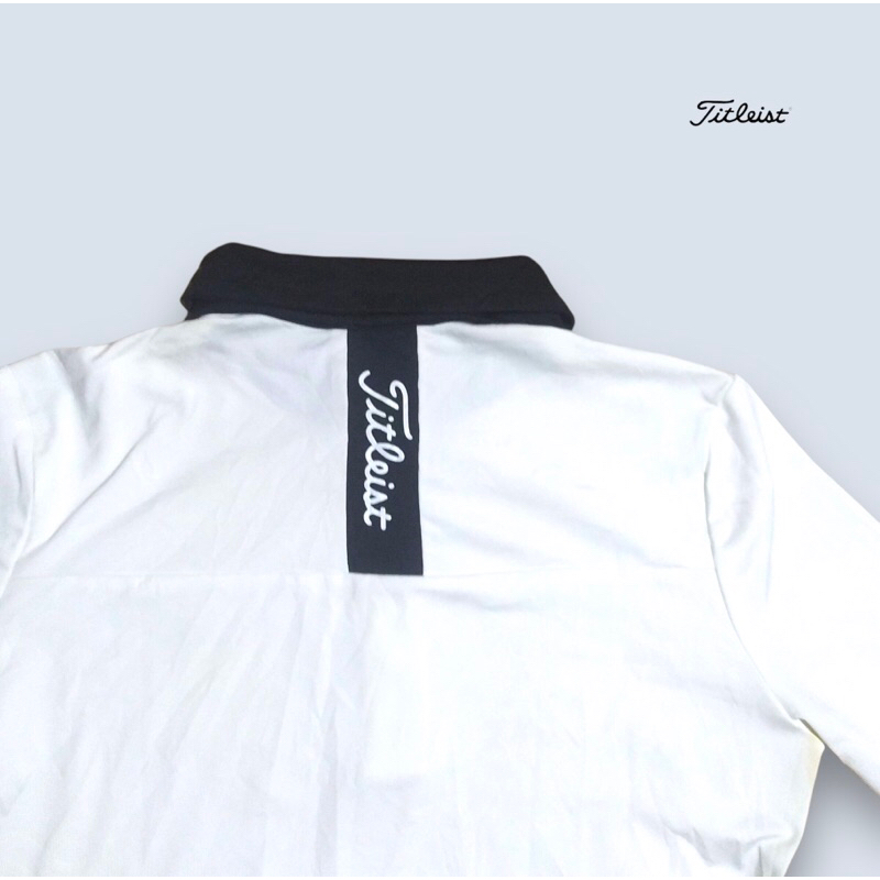 Baju Golf Titleist white Black 60x42 Original preloved