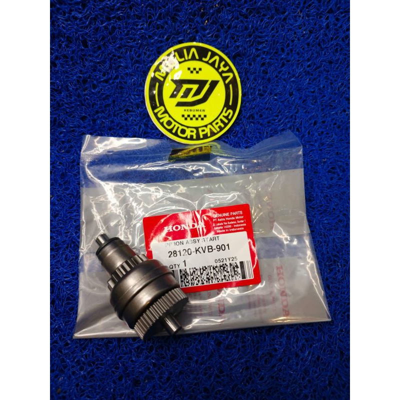 PINION STATER STARTER ASSY ATAU PINION ASSY START BEAT KARBU VARIO 110 KARBU ORIGINAL AHM