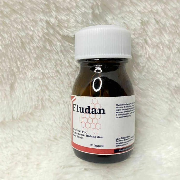 Fludan obat flu pilek batuk kucing kapsul 21pcs tablet kapsul