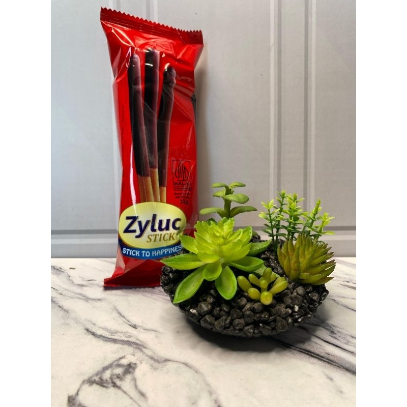 

ZYLUC BISKUIT STICK COKELAT 1 PACK ISI 10PCS @33gram