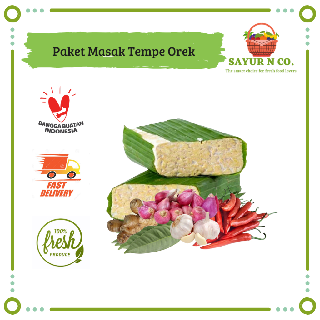 

Paket Masak Tempe Orek 500gr | Sayur N Co Bekasi