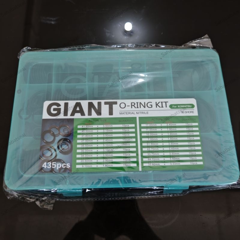ORING BOX O-RING KIT GIANT KOMATSU NBR 90 SHORE