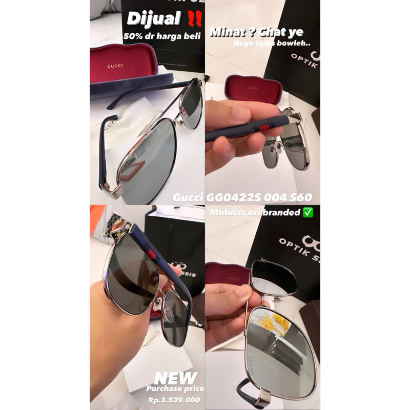 Kacamata Gucci by optikseis ORIGINAL