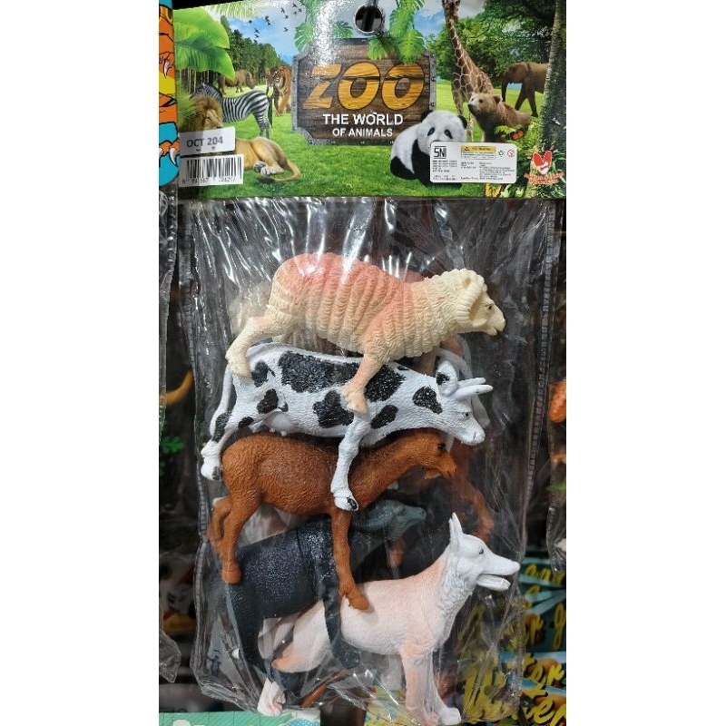 mainan hewan kebun binatang