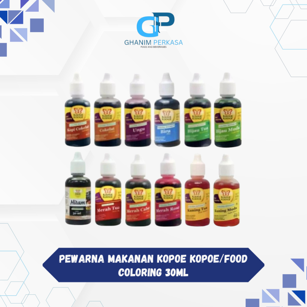

Pewarna Makanan Kopoe Kopoe/Food Coloring 30ml