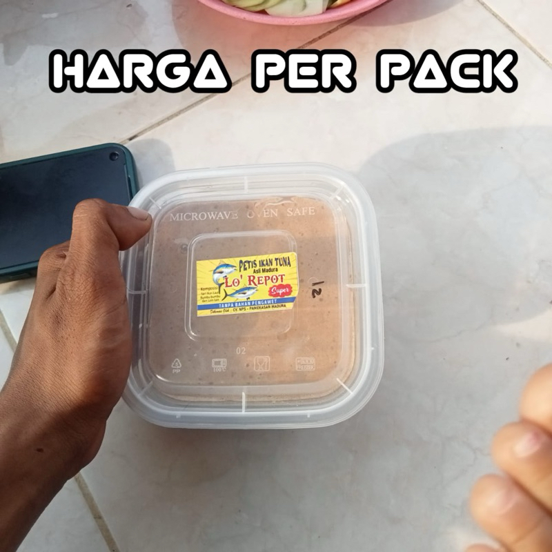 

Petis kotak jumbo ikan tuna isi 3 pcs