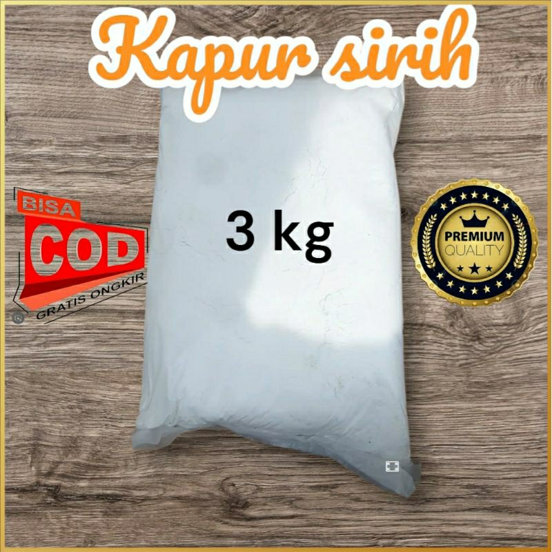 

3 kg kapur sirih food grade / kapur sirih serbuk / kapur sirih kering / kapur sirih untuk campuran makanan