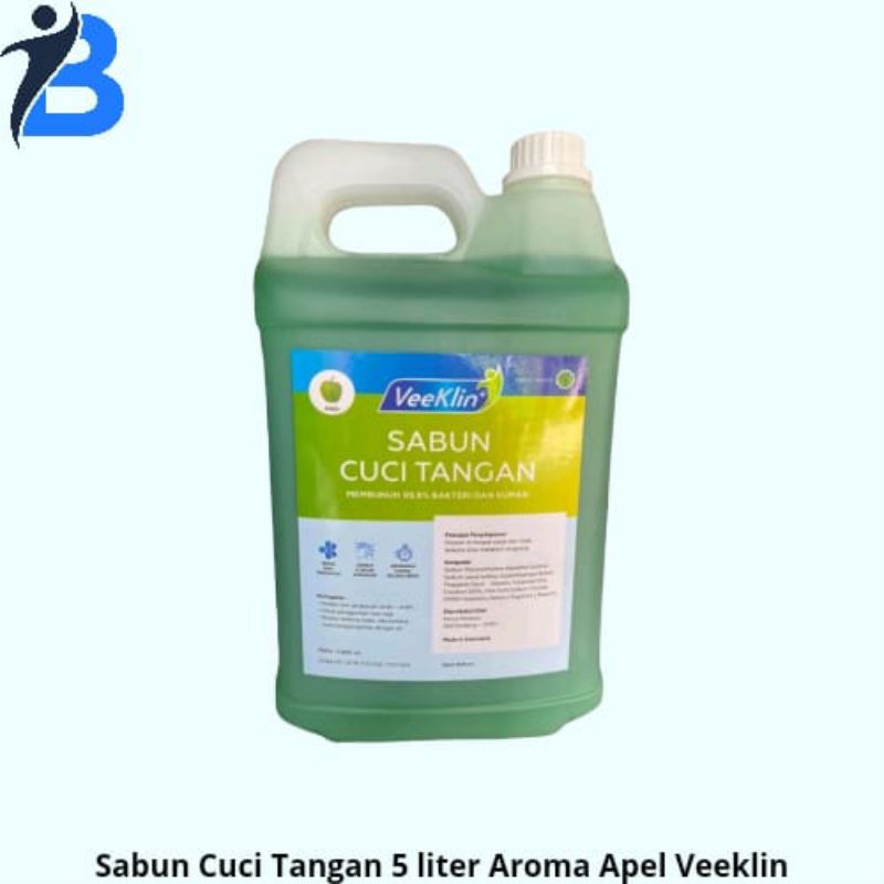 Sabun Cuci Tangan 5 liter Aroma apel veeklin