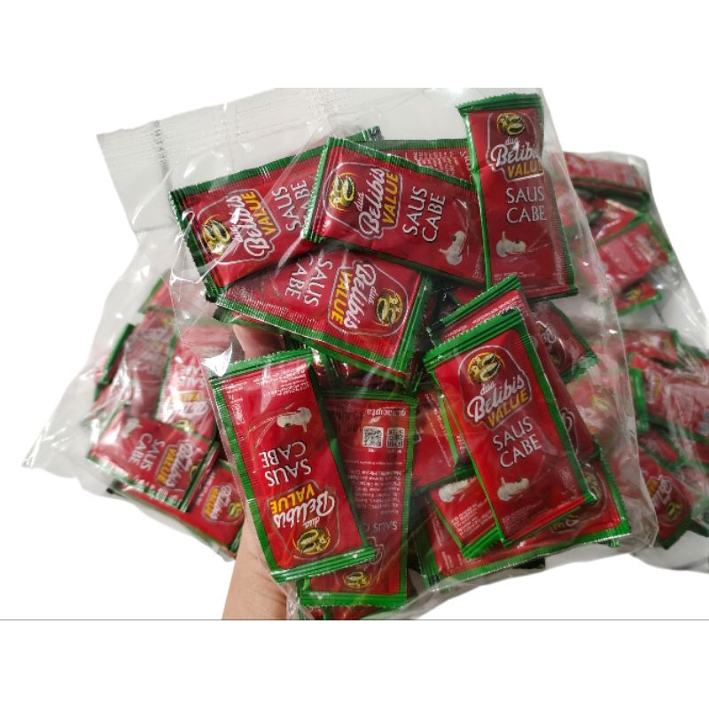 

SAOS CABE SAUS TOMAT DUA BELIBIS VALUE 7 GR ISI 25 SACHET PEDAS PREMIUM