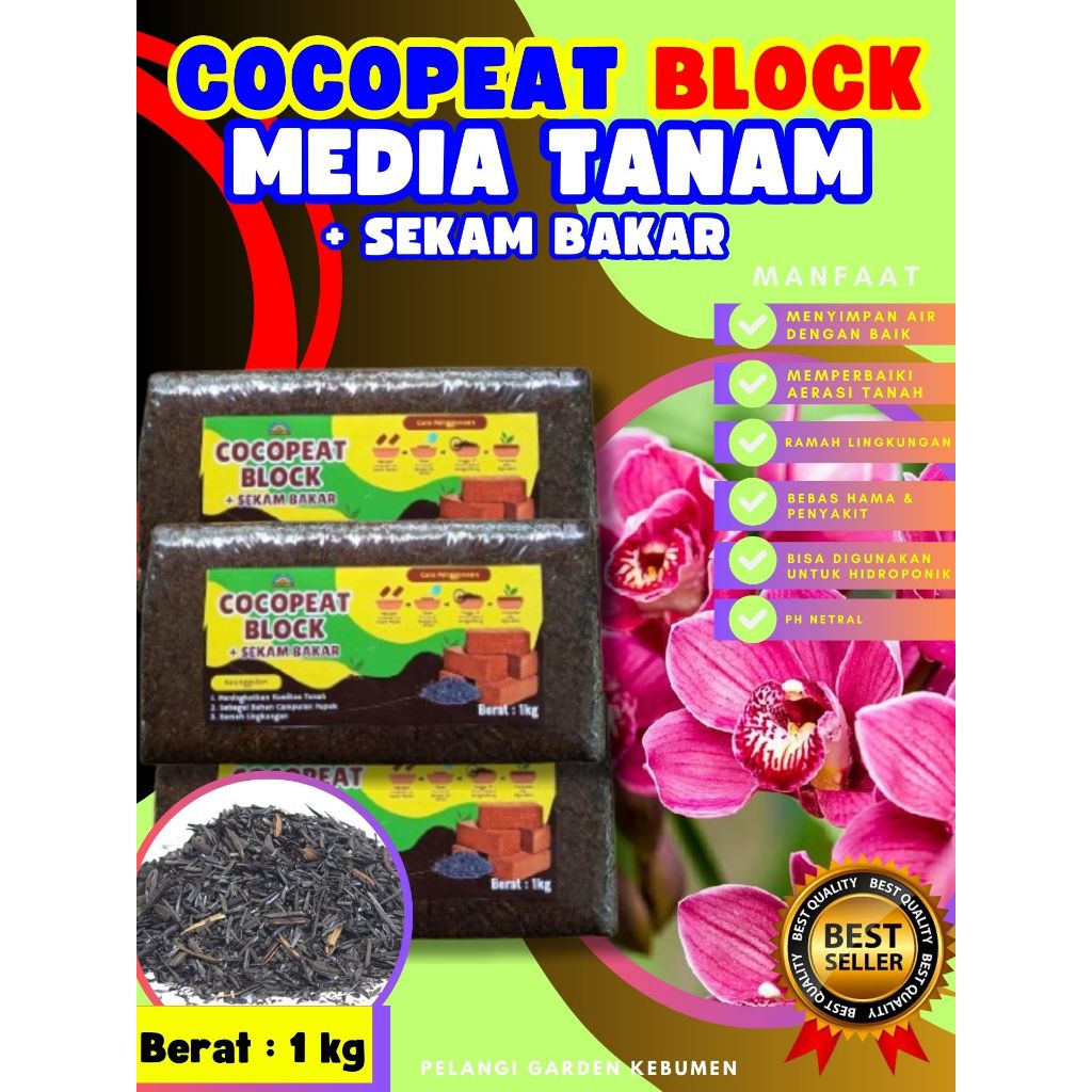 PALING LARIS  Cocopeat Kasar, Cocopeat Kering