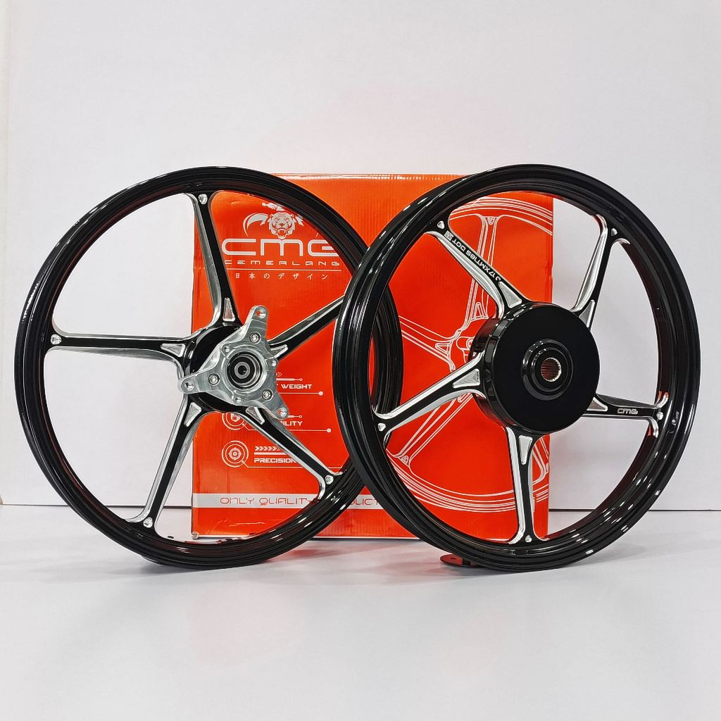 [READY] VELG CMG MG511 / AK55 MODEL ENKEI CNC PALANG 5 RING 17 x 160 / 160 PNP AEROX OLD / AEROX NEW