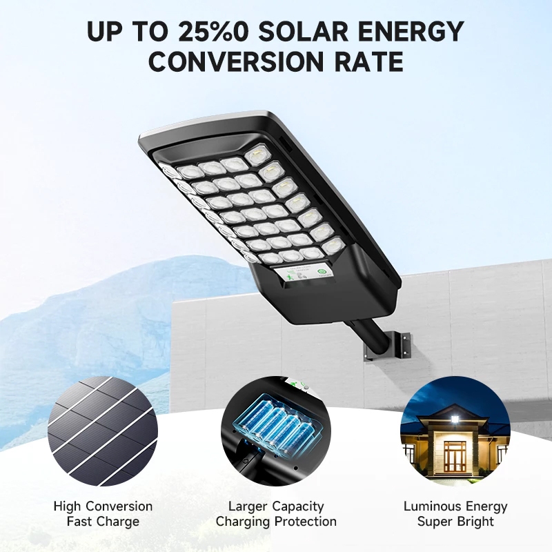 Ookas Lampu Tenaga Surya Matahari Lampu Taman Sensor Outdoor Lampu Jalan Solar Lampu Gerak Listrik