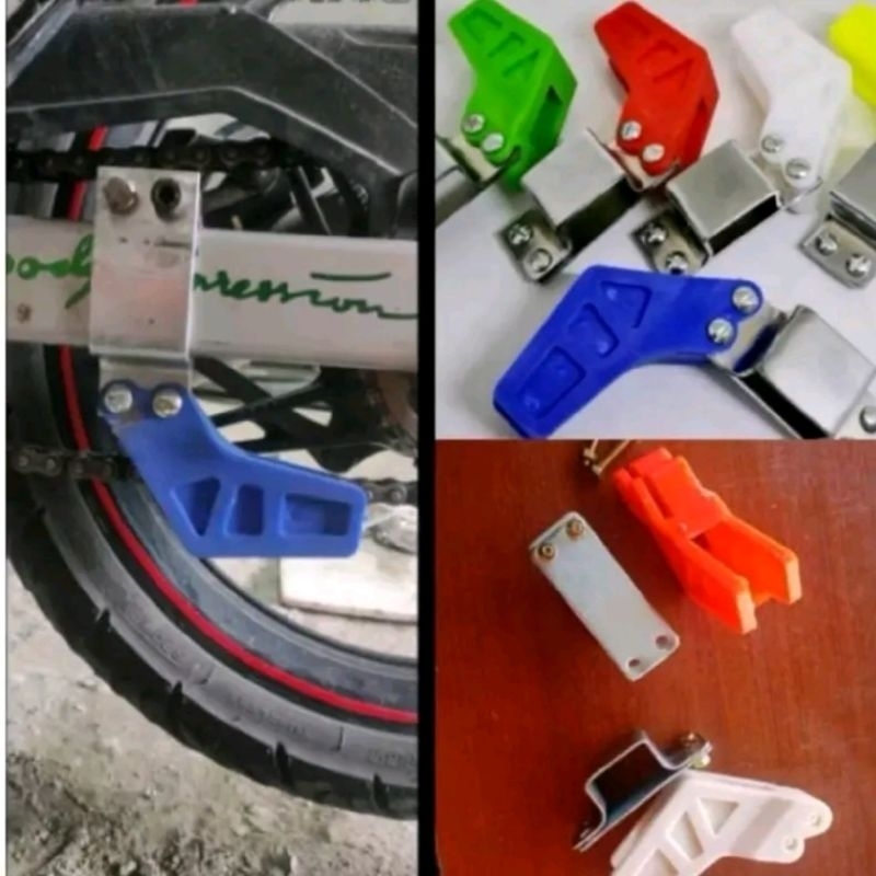 STABILISER TENSIONER RANTAI PLUS BREKET TRAIL UNIVERSAL BEBEK ARM KECIL MODEL KLX CRF YZ TRAIL