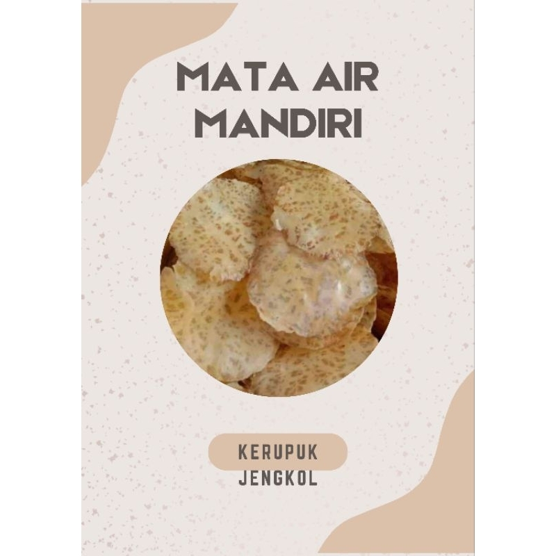 

kerupuk jariang / jengkol khas minang