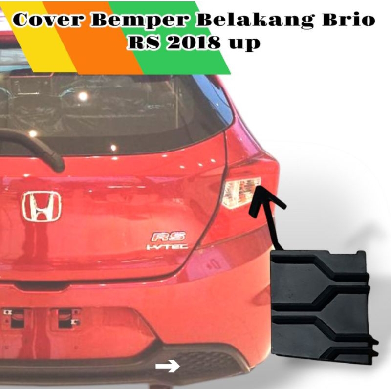 Cover Tutup Bemper Belakang Mobil Honda Brio RS 2018 2019 2020