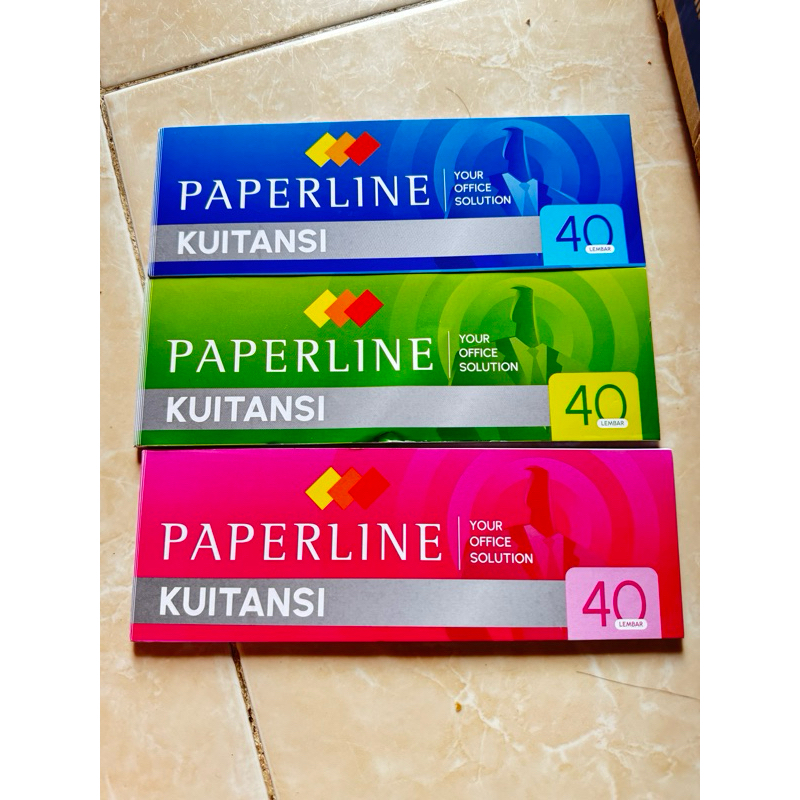 

Kwitansi paperline kecil isi 40 shet harga 1 pcs