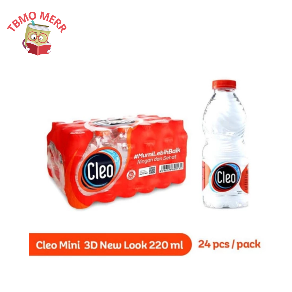 

Cleo Air Mineral 220 ml isi 24 pcs Cleo Air Mineral 220ml (isi 24 botol)