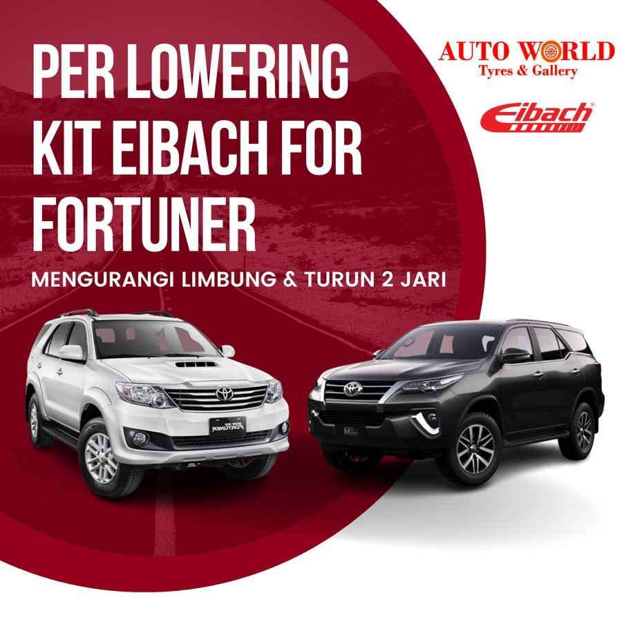 Per Eibach Toyota Fortuner lowering kit