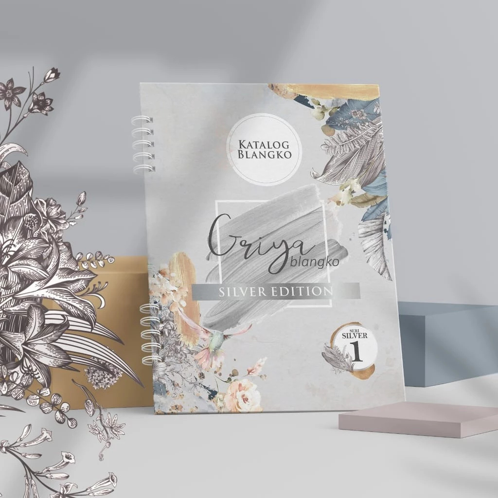 Katalog Blangko GRIYA SILVER GS Seri 1/2/3 150gr Katalok sample / contoh Undangan Kosongan