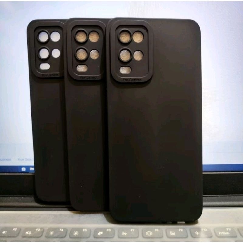 Case/Casing MACARON HP OPPO A54 4G Softcase Procamera Full Hitam