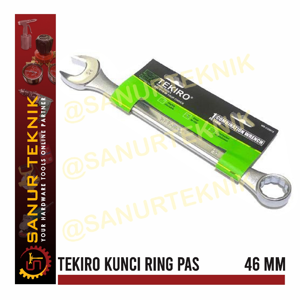 Kunci Ring Pas / Combination Wrench TEKIRO 46mm / 46 mm