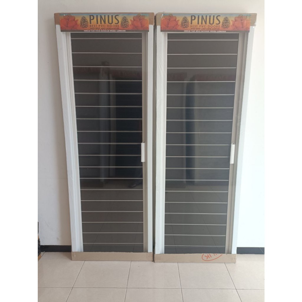 Pintu PVC Plafon Motif Hitam