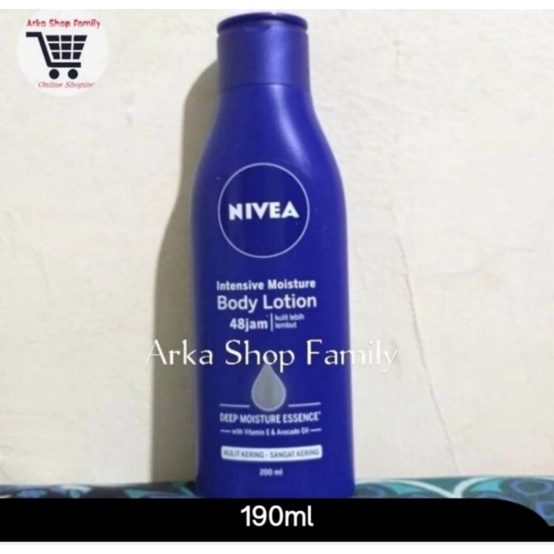 NIVEA Body Lotion Intensive Deep Moisture Essences 190ml Kulit Kering Sangat Kering